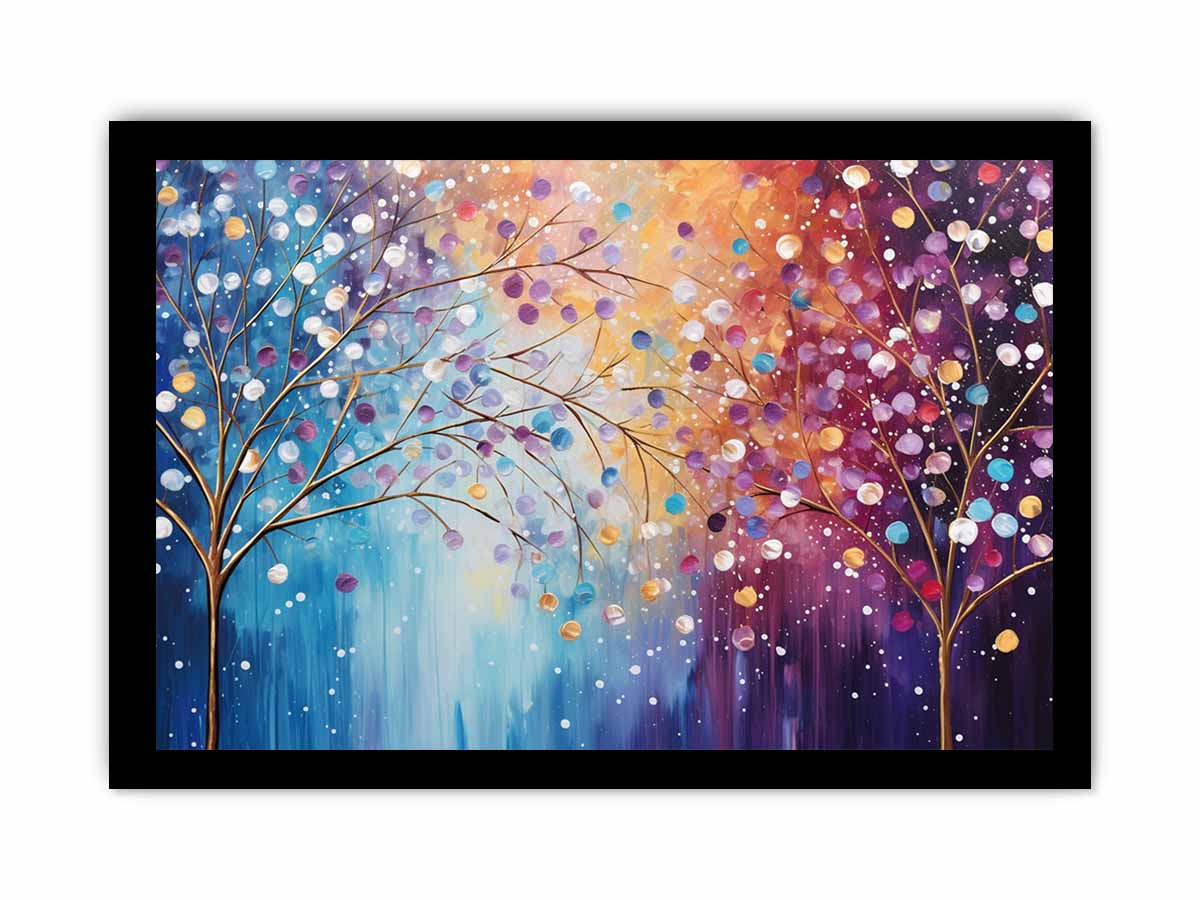 Sparkle Tree Art Canvas Print JetGirl Art Landscape - Rosetta Creative Boutique